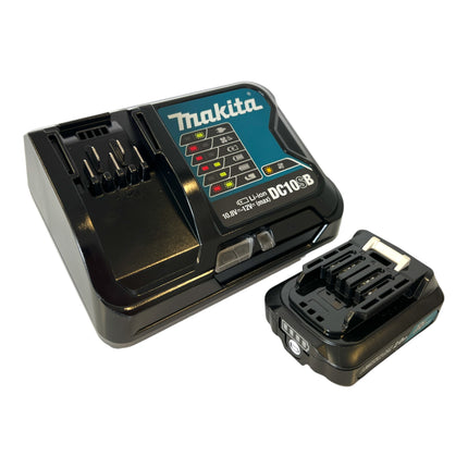 Makita HP 333 DSAP1 Perceuse-visseuse à percussion sans fil 12 V 30 Nm rose + 1x batterie 2,0 Ah + chargeur + étui