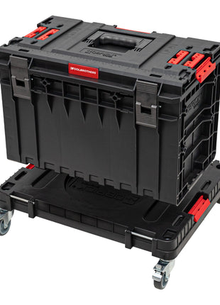 Toolbrothers RHINO XXL mobilny wózek transportowy ECO Movement+ na kółkach z metalowymi kołami skrętnymi i hamulcem