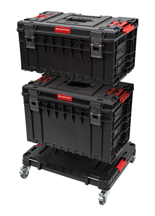 Toolbrothers RHINO XXL mobilny wózek transportowy ECO Movement+ na kółkach z metalowymi kołami skrętnymi i hamulcem