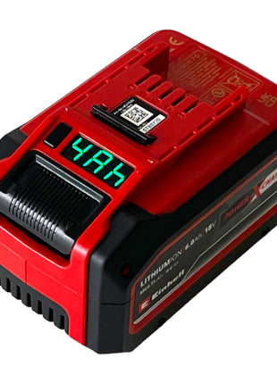 Batteria ricaricabile Einhell 4-6 Ah Multi-Ah Power X-Change Plus 18 V 4,0 / 6,0 Ah Li-Ion ( 4511502 ) con indicatore del livello di carica