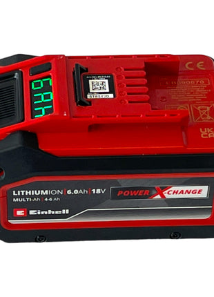 Batteria ricaricabile Einhell 4-6 Ah Multi-Ah Power X-Change Plus 18 V 4,0 / 6,0 Ah Li-Ion ( 4511502 ) con indicatore del livello di carica