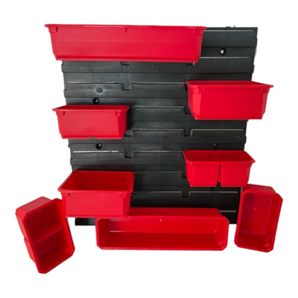 Toolbrothers RHINO Container Set No. 6 Workshop wall with 8 containers for RHINO L organiser height M / L