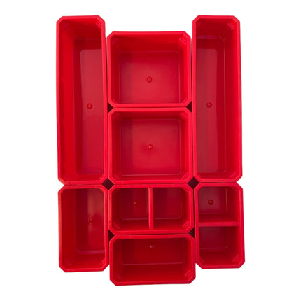 Toolbrothers RHINO Container Set No. 6 Workshop wall with 8 containers for RHINO L organiser height M / L