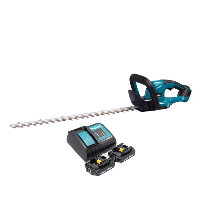 Makita DUH 607 SA2 cordless hedge trimmer 18 V 60 cm + 2x battery 2.0 Ah + charger