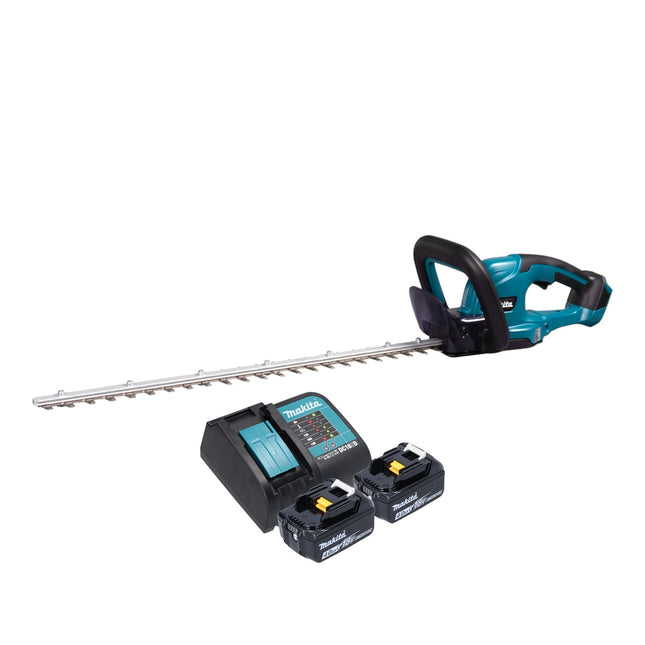 Makita DUH 607 SM2 cordless hedge trimmer 18 V 60 cm + 2x battery 4.0 Ah + charger