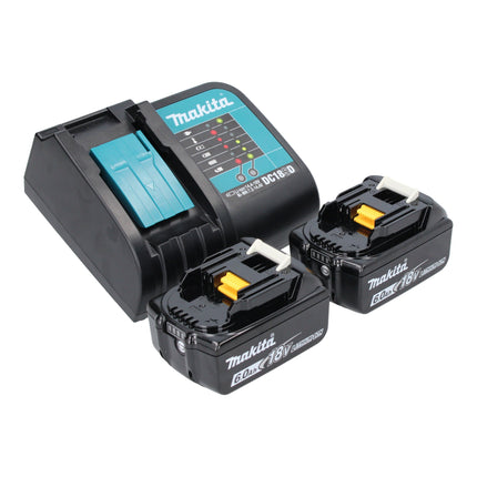 Makita DCG 180 SGXK akumulatorowy pistolet na kartusze 18 V 300 / 600 ml + 2x akumulator 6,0 Ah + ładowarka + walizka