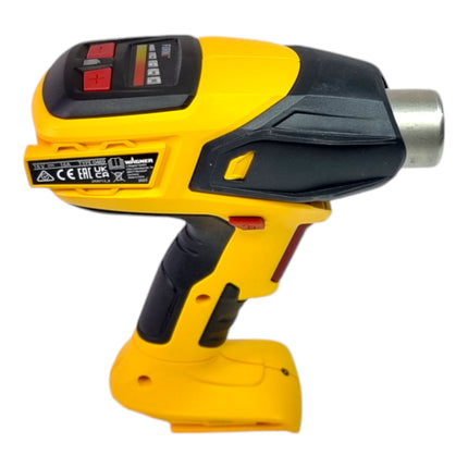 Wagner FURNO 550 pistola de calor sin cable 18 V POTENCIA PARA TODOS 300 - 610 °C ( 2420168 ) Solo + boquillas - sin batería, sin cargador