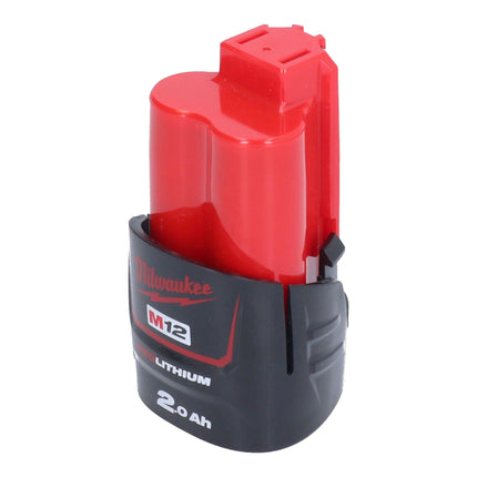 Sierra de calar a batería Milwaukee M12 FJS-201 12 V 22 mm sin escobillas + 1x batería 2,0 Ah - sin cargador