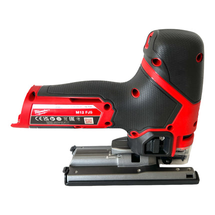Sierra de calar a batería Milwaukee M12 FJS-402 12 V 22 mm sin escobillas + 2x baterías 4,0 Ah + cargador