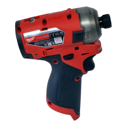 Milwaukee M12 FQID-0 Avvitatore a impulsi a batteria 12 V 50 Nm 1/4" Brushless ( 4933464972 ) Solo - senza batteria, senza caricabatterie