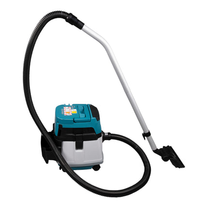 Odkurzacz akumulatorowy Makita DVC 157 LZX3 36 V ( 2x 18 V ) 15 l klasa pyłu L bezszczotkowy + akcesoria - bez akumulatora, bez ładowarki