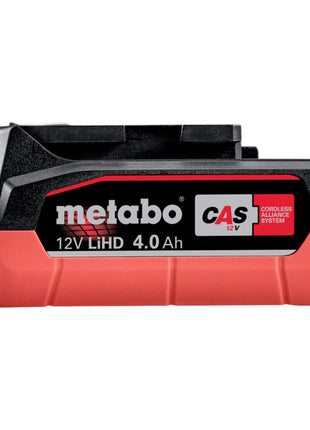 Metabo LiHD battery pack 12 V 4.0 Ah / 4000 mAh Li-Ion with charge level indicator ( 625349000 )