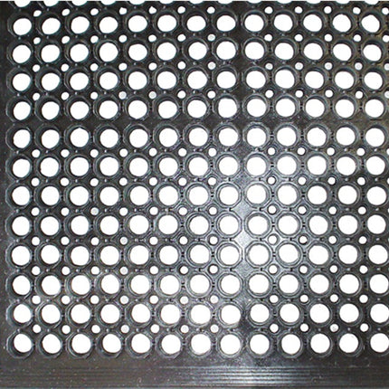 Doormat open rings ( 9000471303 ) black rubber