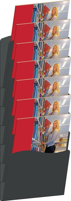 Portadepliant ( 9000493722 ) H560xL240xPmm metallo nero