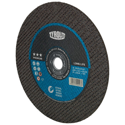 Tarcza tnąca Tyrolit PREMIUM LONGLIFE ( 4000845883 ) D125x2mm 41 F otwór prosty 22,23 mm