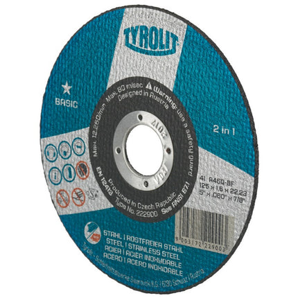 Disco da taglio Tyrolit BASIC ( 8000757605 ) D230x2mm foro diritto 22,23 mm