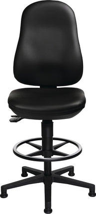 Silla giratoria de trabajo Topstar Point 70 C ( 9000454323 ) patines de suelo + aro de pie 590-840 mm