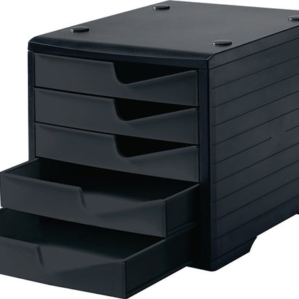 caja de almacenaje styro ( 9000493478 ) 5 cajones negro/negro