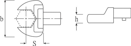 Utensile a ganasce Stahlwille 731/40 15 ( 8000333456 ) larghezza chiave 15 mm 14 x 18 mm