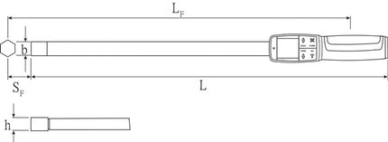 Chiave angolare/coppia Stahlwille 714/20 ( 8000332366 ) 20 - 200 Nm