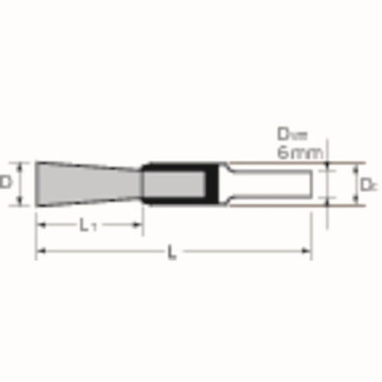PFERD brush PBGS INOX ( 8000432690 ) Ø 10 mm wire thickness 0.35 mm 10000 min-¹
