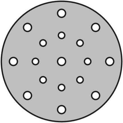 Tarcza szlifierska do kleju Klingspor PS 22 K ( 8000353003 ) GLS 15 150 mm ziarnistość 120 Liczba otworów 8 + 8 + 1