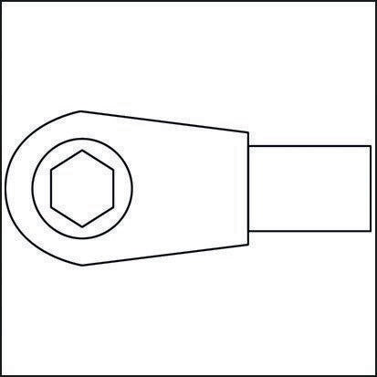 Hazet Einsteckumschaltknarre 6408 ( 8000463095 ) 9 x 12 mm 1/4 "