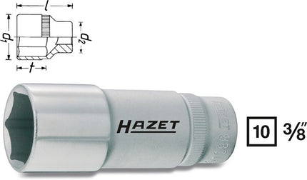 Hazet Steckschlüsseleinsatz 880LG ( 8000466548 ) 3/8 ″ 6-kant Länge 54 mm