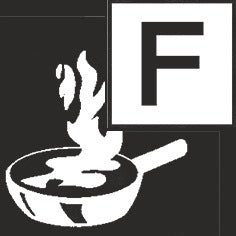 Extintor de grasa Gloria (9173482157) 3 kg recargable con soporte de pared