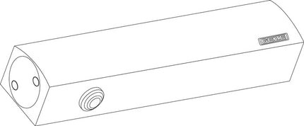 GEZE door closer TS 5000 L ( 3325039114 ) standard installation hinge side