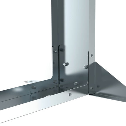 Flora firewood rack ( 4000818571 ) L1200xW440xH1200mm galvanised steel