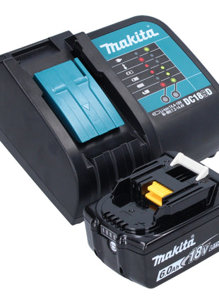 Makita DHR 171 SG1X3 cordless hammer drill 18 V 1.2 J SDS-Plus Brushless + 1x rechargeable battery 6.0 Ah + charger + 65-piece accessory set + case
