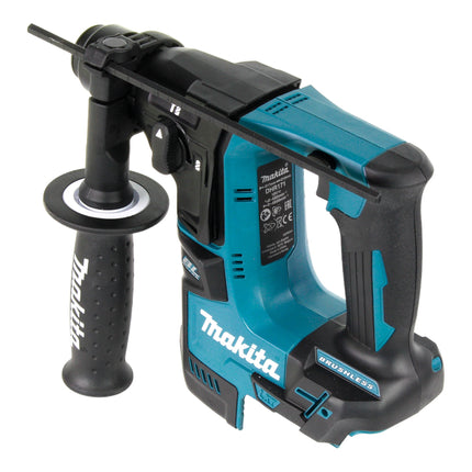 Martillo perforador sin cable Makita DHR 171 RM1X3 18 V 1,2 J SDS-Plus Brushless + 1x batería recargable 4,0 Ah + cargador + juego de accesorios de 65 piezas + maletín