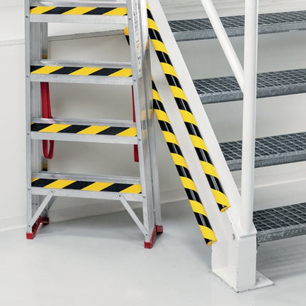 Durable edge protectors ( 9000480102 ) yellow/black 1000 mm type E8R