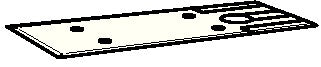 Dormakaba cover plate ( 3325032053 ) BTS 75 V