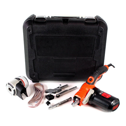 Black & Decker KA902EK Hand Bandschleifer Feile 400 Watt 13 mm mit Drehzahlregulierung - Toolbrothers