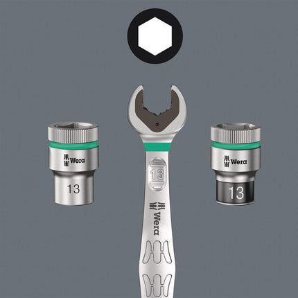 Douille Wera 8790 HMC HF ( 8000378333 ) 1/2 ″ 6 pans longueur 37 mm