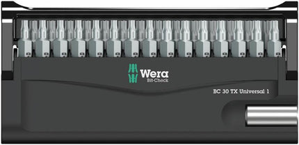 Wera Bit-Check 30 TX Universal 1 SB ( 4000828163 ) 30-piece bit set