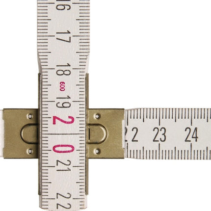 Regolo pieghevole Stabila 1607 ( 8000067286 ) lunghezza 2 m larghezza 1,70 cm legno di faggio bianco