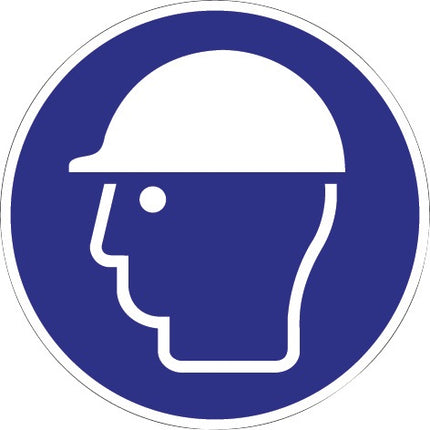 Mandatory sign ASR A1.3/DIN EN ISO 7010 ( 9000477505 ) Use head protection