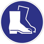 Señal obligatoria ASR A1.3/DIN EN ISO 7010 ( 9000477514 ) Utilizar protección para los pies