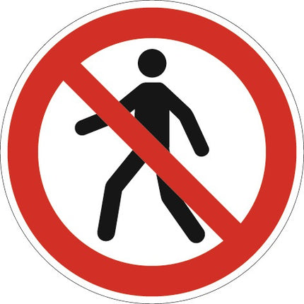 Prohibition signs ( 9000477555 ) ASR A1.3/DIN EN ISO 7010 Plastic