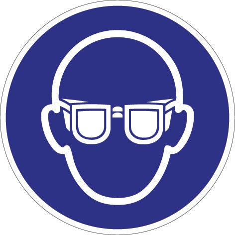 Mandatory sign ASR A1.3/DIN EN ISO 7010 ( 9000477501 ) Use eye protection