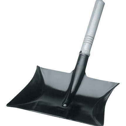 Kehrschaufel ( 9000470285 ) mit Holzgriff Kappe/Ring Metall schwarz lackiert