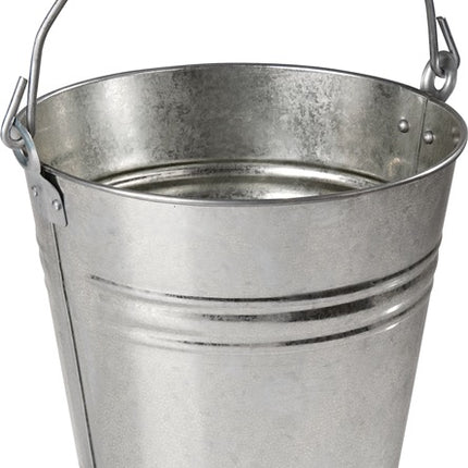 Wiadro ( 9000466960 ) 9,5 l blacha stalowa, ocynkowana srebrna Ø 280 mm wysokość 280 mm