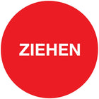 Türaufkleber ( 3000277040 ) Ø 50 mmLxB Folie selbstklebend