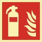 Fire protection sign DIN EN ISO 7010 ( 9000477560 ) L148xW148 mm Foil