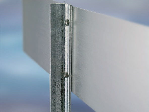 Supporto in acciaio ( 3000277691 ) con piastra di base per segnaletica di parcheggio