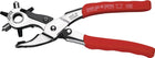 Revolving hole/eyelet pliers ( 4000810319 ) Total length 225 mm Plastic handle