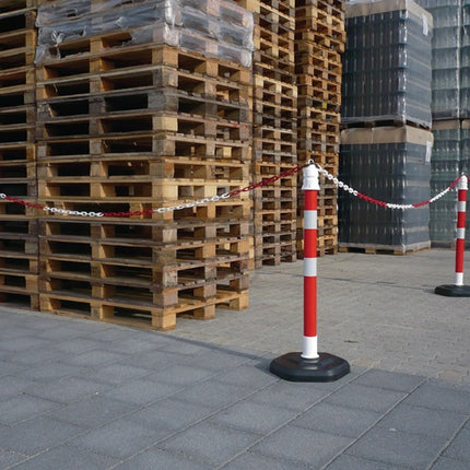 Palo di bloccaggio ( 9000490023 ) PPC rosso/bianco Ø 63 mm con occhiello